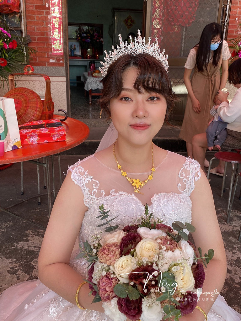 【新秘羽寧】bride育倫 結婚造型 / 甜美公主,唯美浪漫