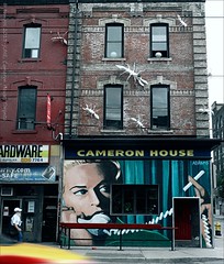 The always Edgy Cameron House. Queen Street West.