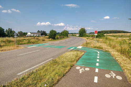 Cycling infrastrucutre in France (Moselle)