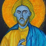 Jesus of Nazaret. Acrylick on canvas.