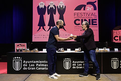 David Pantaleón y Luis Miranda, Mejor Largo Canarias Cinema y director Festival