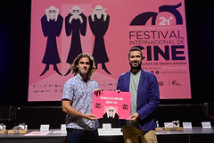 Álvaro Pinell y Jonay García, entrega premio Digital 104