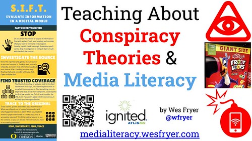 Podcast479: Teaching About Conspiracy Theories and Media Literacy