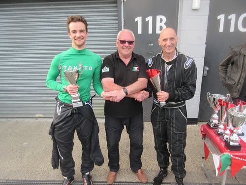Tom Hill and Graham Seager celebrate  brilliant GTV6 races