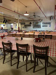 Dining room at the Samoa Cookhouse