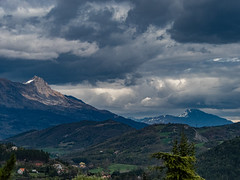 Ciel d'orage sur les Hautes-Alpes