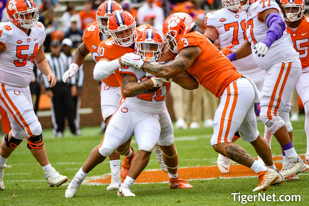 Clemson Football Photo of Keith Maguire and Xavier Thomas