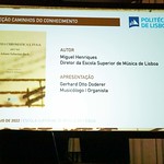 Lançamento do livro Fantasia Chromatica e Fuga, de Miguel Henriques by Politécnico de Lisboa