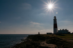 Portland Bill Lighthouse and coast line - Dorset