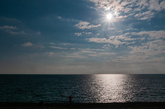 Sun over Chisel Beach - Dorset