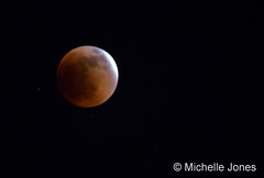 May 15, 2022 - The total lunar eclipse. (Michelle Jones)