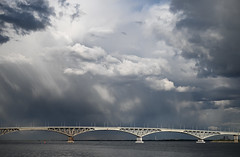 Clouds on the Volga river_II