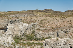 Desert Landscape Across Tuff Canyon (Big Bend National Park)