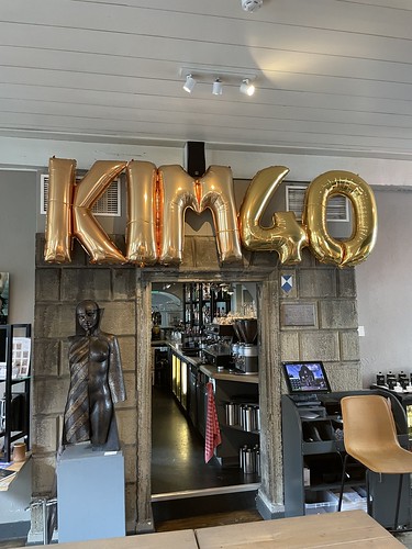 Folieballon Letters KIM40 Verjaardag Brasserie Stadhuis Schiedam