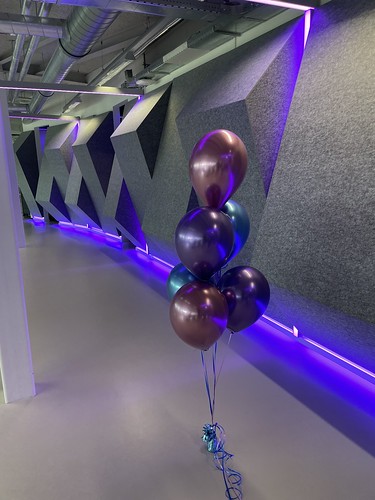 Tafeldecoratie 6ballonnen Officiele Opening Shypple Rotterdam