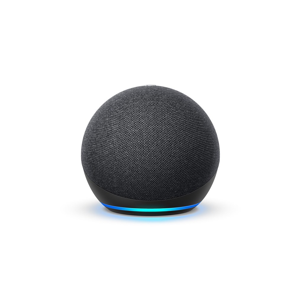 圖三：Echo Dot國際版具有與Echo相同的球形設計和織物表面，隨時隨地提供最時尚的Alexa智慧服務
