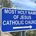 Most Holy Name streetsign