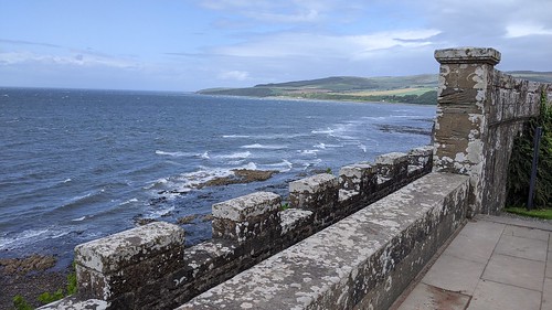 Culzean Castle sea view with servant walk