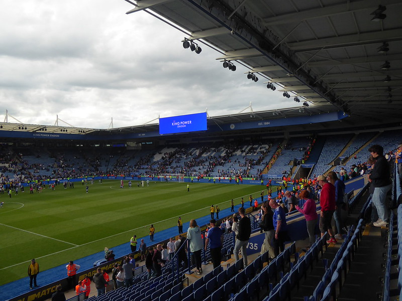 King Power Stadium after the match<br/>© <a href="https://flickr.com/people/79613854@N05" target="_blank" rel="nofollow">79613854@N05</a> (<a href="https://flickr.com/photo.gne?id=52106959413" target="_blank" rel="nofollow">Flickr</a>)