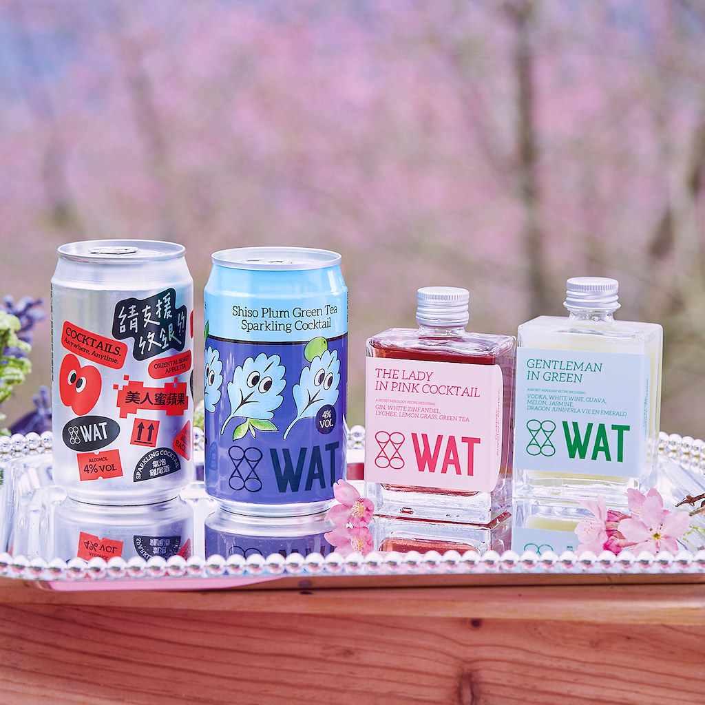 10 誠品生活expo｜高顏值瓶裝酒WAT推出春遊野餐組合也於信義【肖年頭家夢想市集】開賣。