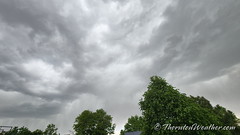 May 29, 2022 - A passing thunderstorm with dramatic clouds. (ThorntonWeather.com))