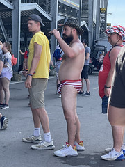 Attendee at the Indy 500