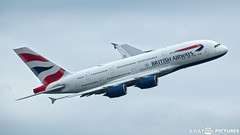 British Airways Airbus A380-841 G-XLEE