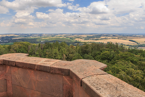 Blick vom Friedrich-August-Turm auf dem Rochlitzer Berg