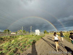 June 5, 2022 - A gorgeous rainbow over Thornton. (Maggie Salais)
