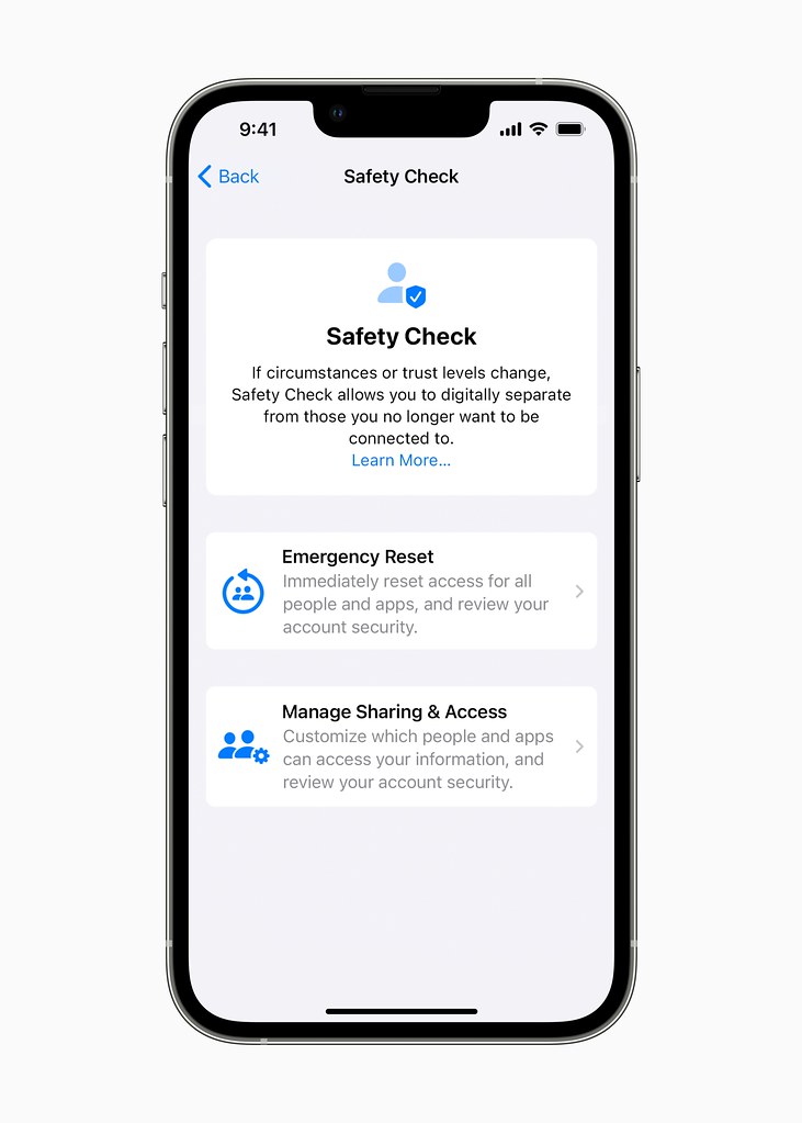 Apple-WWDC22-iOS16-Safety-Check-220606