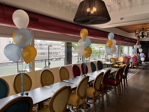 Tafeldecoratie 6ballonnrn Cafe Restaurant BeyMen Zuidplein Rotterdam