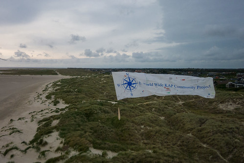 The KAP banner visiting Fanø