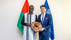 WIPO Director General Meets with Burkina Faso’s Minister of Industrial Development, Trade, Handicrafts and SMEs