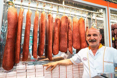 Pastirma Vendor, Kayseri Turkey