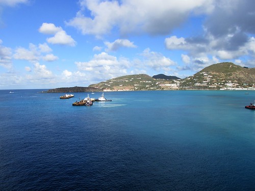Philiphsburg, Sint Maarten - Three Photo Panorama