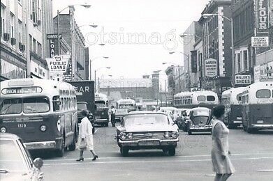 Main Street, Walking across Main Street, Main Street, 1968, Brockton, MA