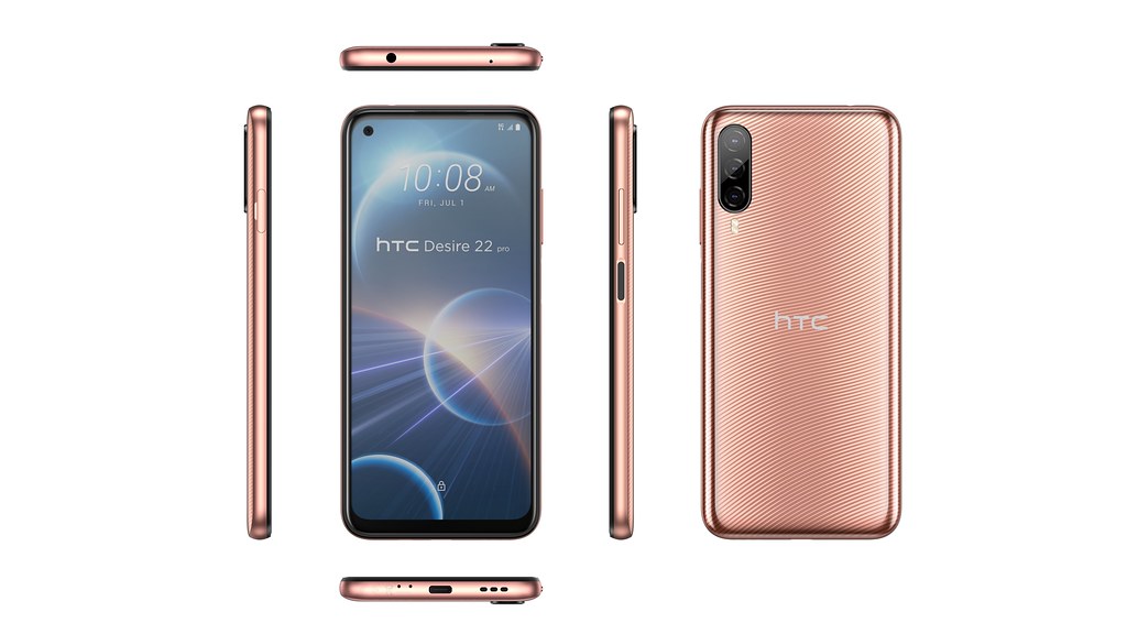 HTC Desire 22 pro波光金6V