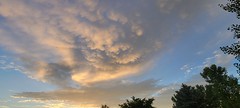 June 25, 2022 - Beautiful clouds at sunset. (David Canfield)