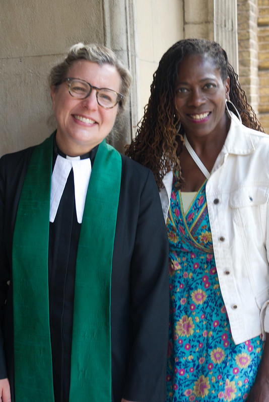 DSC_4656 Dr Marilyn Pendleton from Philadelphia and The Revd Canon Dr Jennifer H Smith Superintendent Minister John Wesley Chapel City Road Shoreditch London<br/>© <a href="https://flickr.com/people/41087279@N00" target="_blank" rel="nofollow">41087279@N00</a> (<a href="https://flickr.com/photo.gne?id=52182865215" target="_blank" rel="nofollow">Flickr</a>)