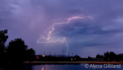 June 29, 2022 - Lightning pops across the skies. (Alycia Gilliland)