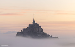 Mont-Saint-Michel in the fog (in explore)