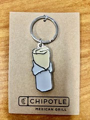 2022 181/365 6/30/2022 THURSDAY - Chipotle Burrito Key Chain