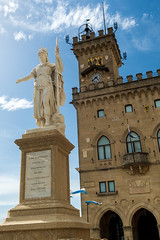 San Marino Statue