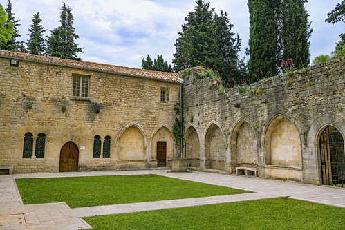 The yard of the "Couvent des Cordeliers"