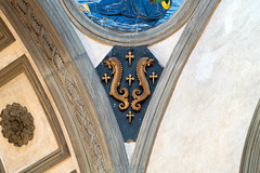 Brunelleschi, Pazzi Chapel, Insignia