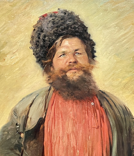 Cossak by Konstantin Makovsky (1875?) — detail