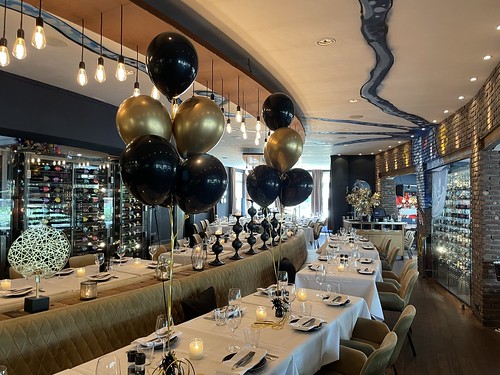 Table Decoration 6 balloons The Harbour Club Rotterdam