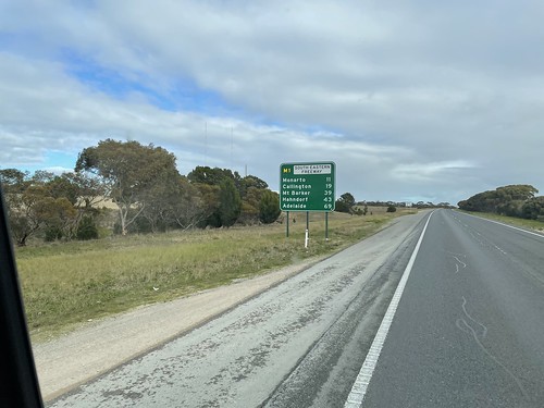 Gifford Hill, 69km to Adelaide, South Australia, 11.45am, 8 Jul 2022.