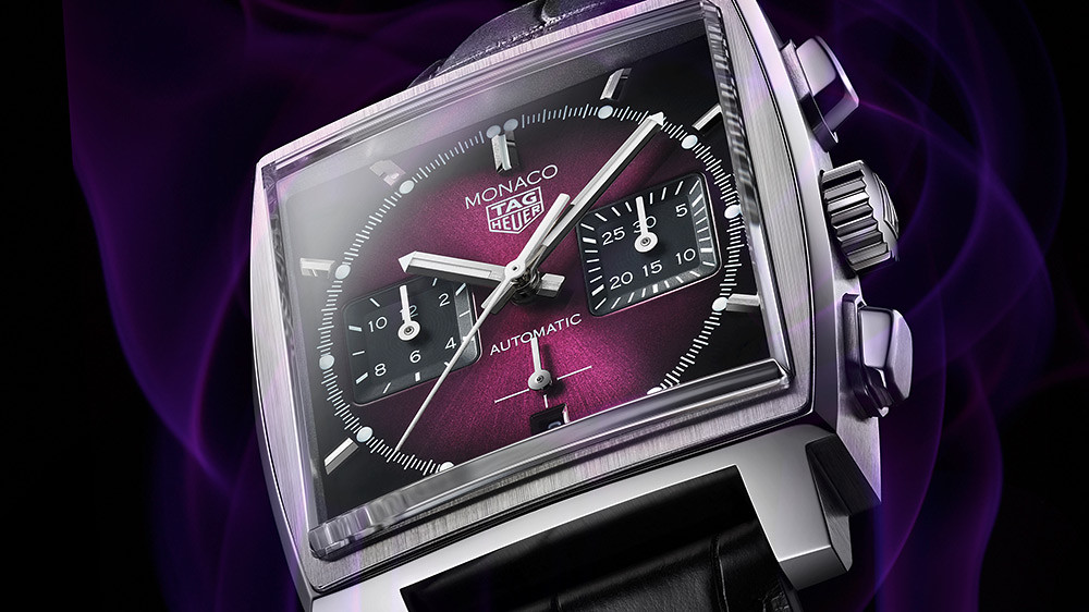 TAG Heuer Monaco紫色錶面限量計時腕錶登場!姚元浩雙形象演繹Monaco百搭風格 5 TAG Heuer 220707-5
