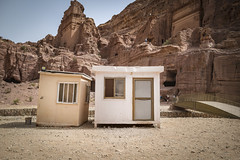 little huts at petra jordan